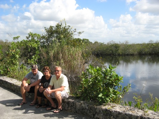 Taget ved Anhinga trailwalk i Everglades